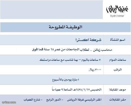 وظائف بدوام جزئي لطلاب الجامعات في شركة أكسترا الرياض البوابة