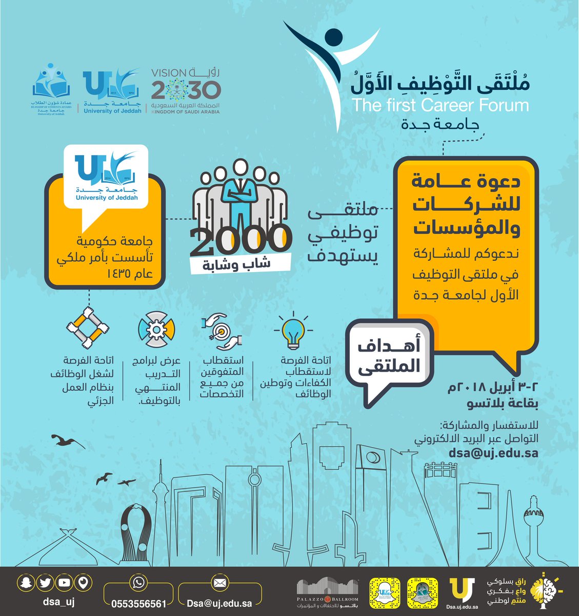 المسابقات الوظيفية جامعة جدة